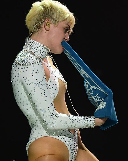 Miley Cyrus Kicks Off Bangerz Tour With An Array Of Skimpy Outfits Risks The Worst Kind Of